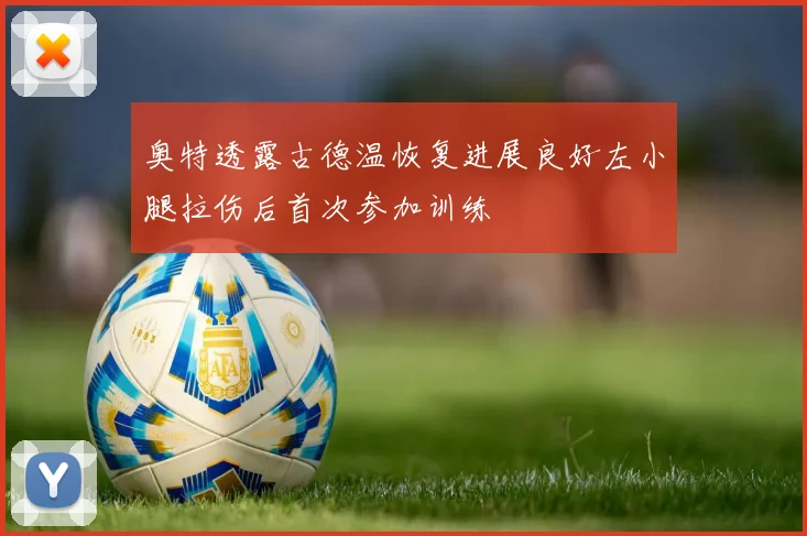 奥特透露古德温恢复进展良好左小腿拉伤后首次参加训练